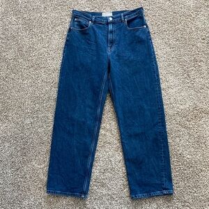 Everlane Way High Jean 30 Long in Vintage Indigo